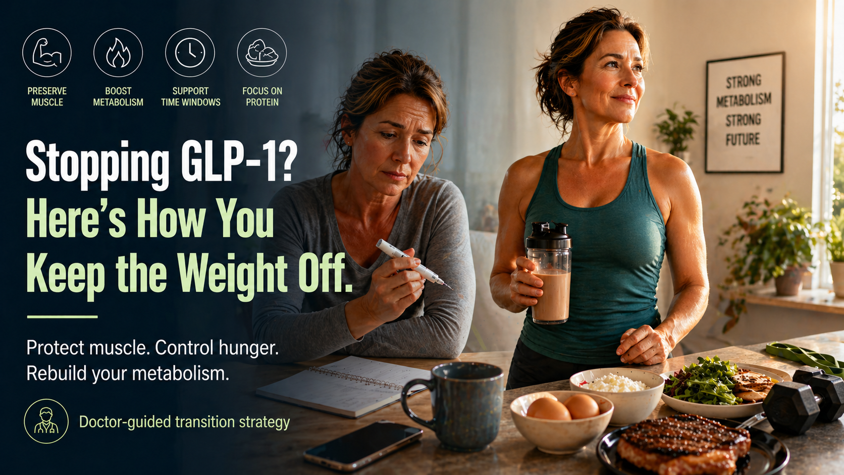 GLP-1 Exit Strategy: Keep Weight Off & Protect Muscle