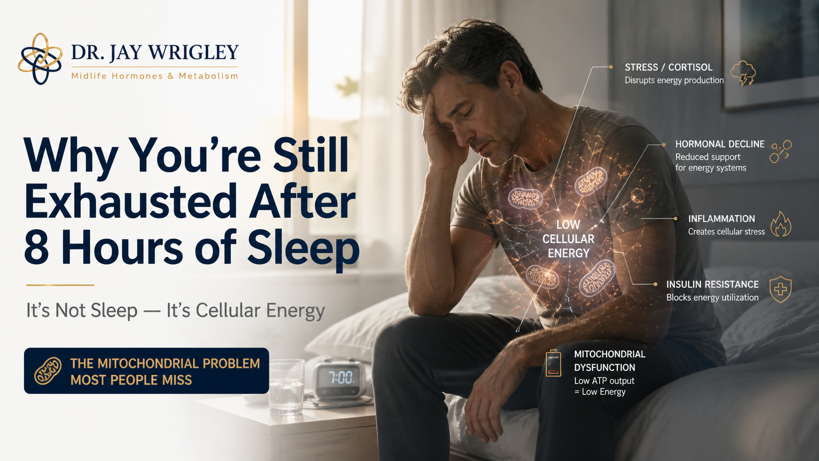 Mitochondrial Dysfunction: Why You're Tired After 40