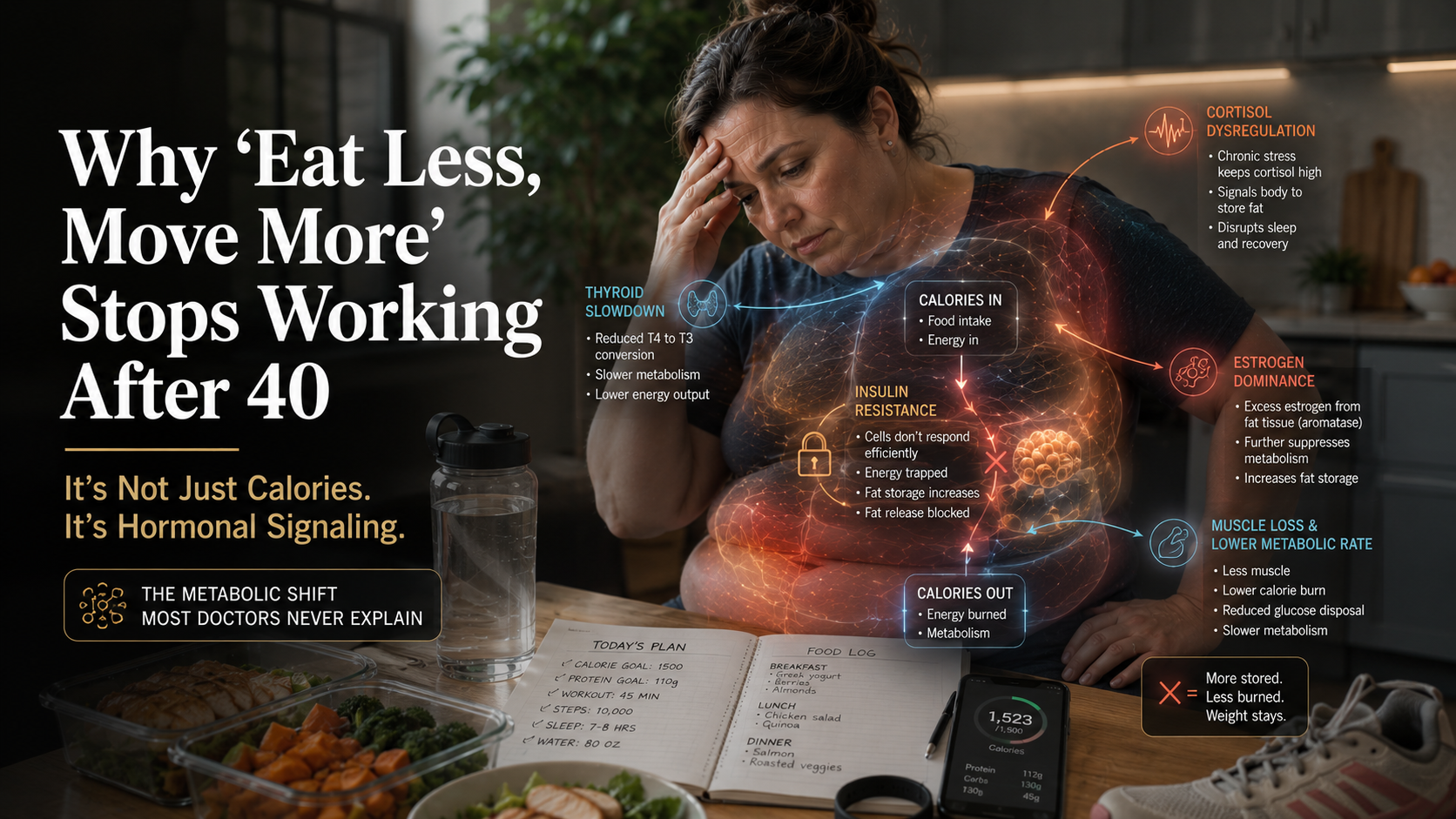 Midlife Weight Gain Is Not Just Calories: Why the Hormonal Environment Changes Everything After 40
