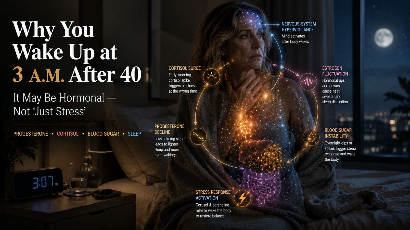 Why Women Wake Up at 3 A.M. in Perimenopause