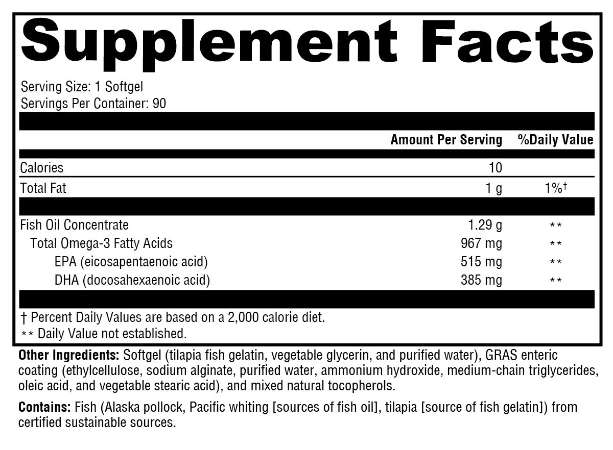 OmegaPure 900 EC™ 90 Softgels — Dr. Jay Wrigley Functional Medicine