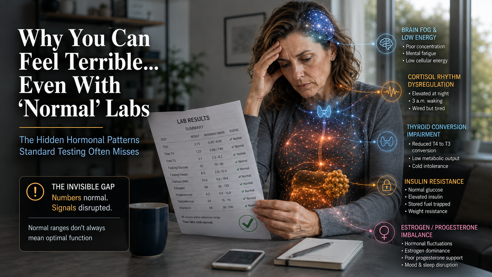 Hormone Assessment vs. Standard Lab Testing: Why Normal Results Don't Always Tell the Full Story
