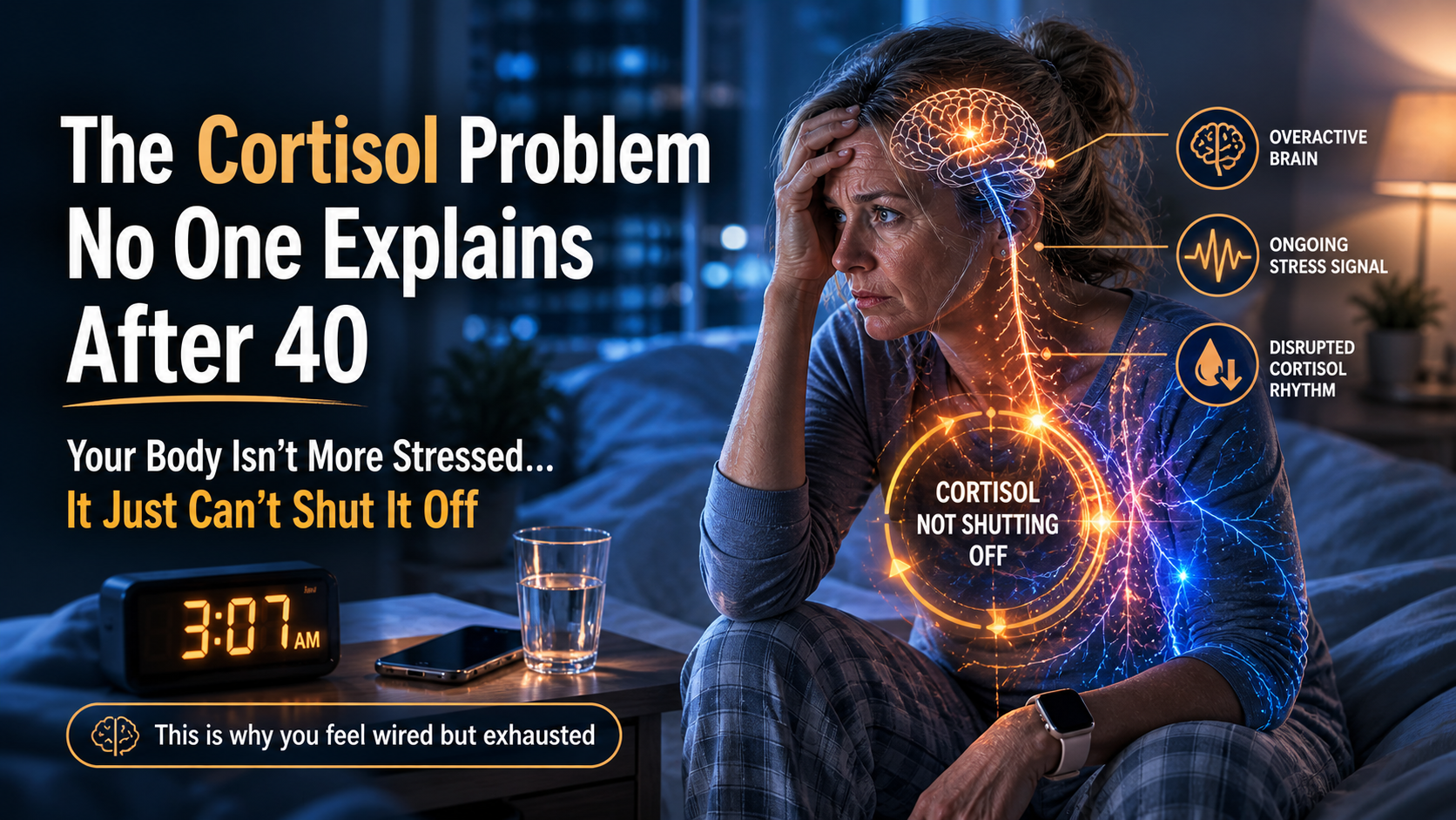 The Cortisol Problem No One Explains After 40