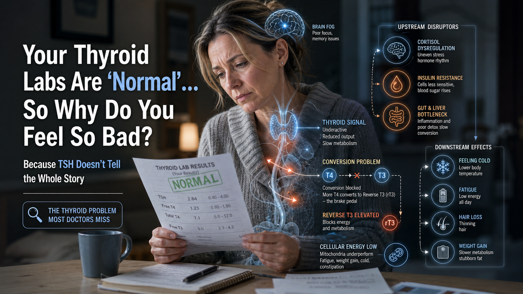 Thyroid Dysfunction: Why Normal Labs Still Feel Wrong