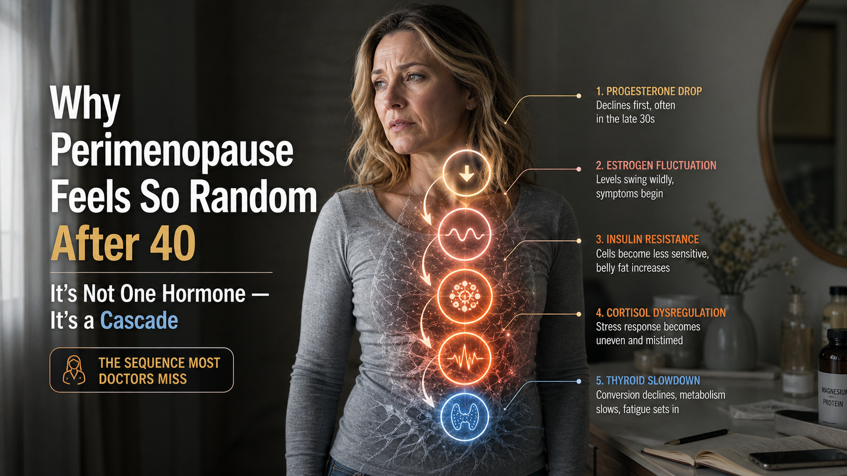 Perimenopause: The Real Hormonal Cascade Explained