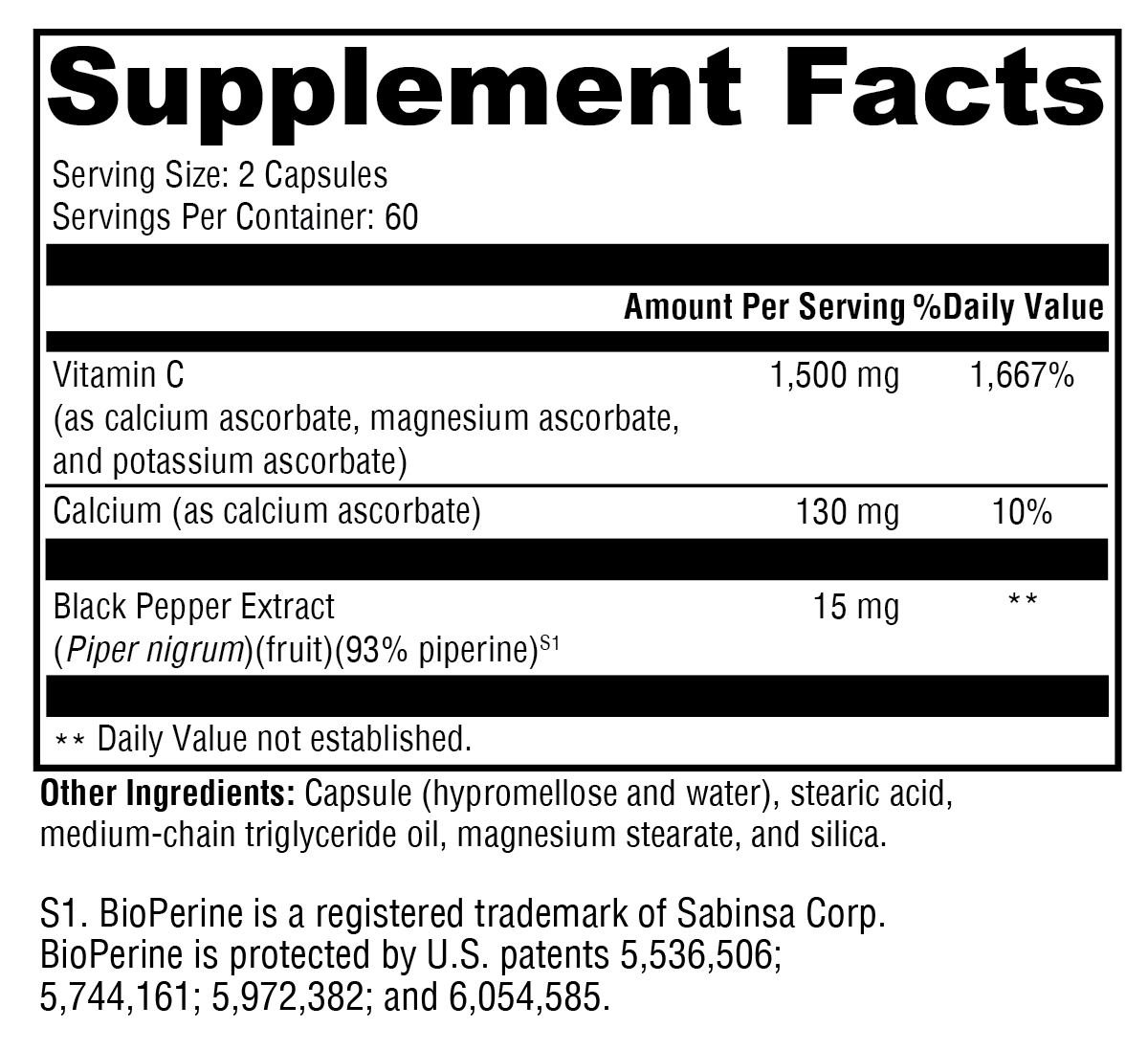 Xcellent C™ 120 Capsules