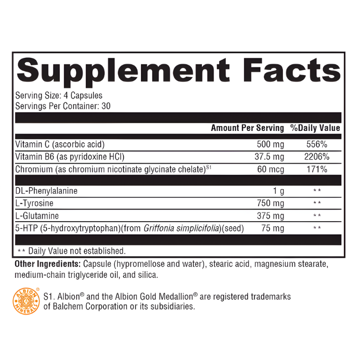 Appe-Curb™ — XYMOGEN (120 Capsules) — Dr. Jay Wrigley Functional Medicine