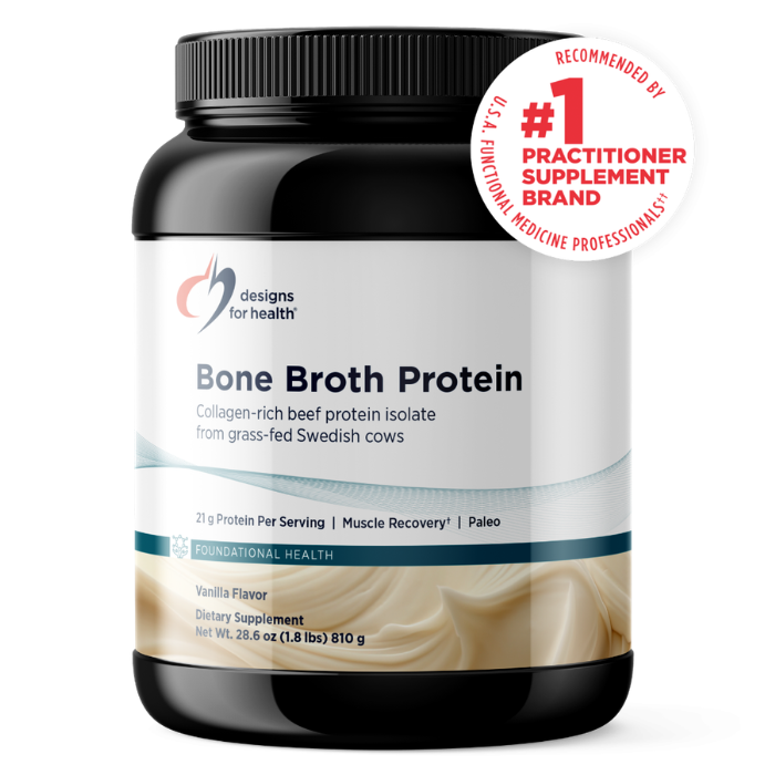 Bone Broth Protein — Vanilla (Designs for Health, 810g) — Dr. Jay Wrigley Functional Medicine